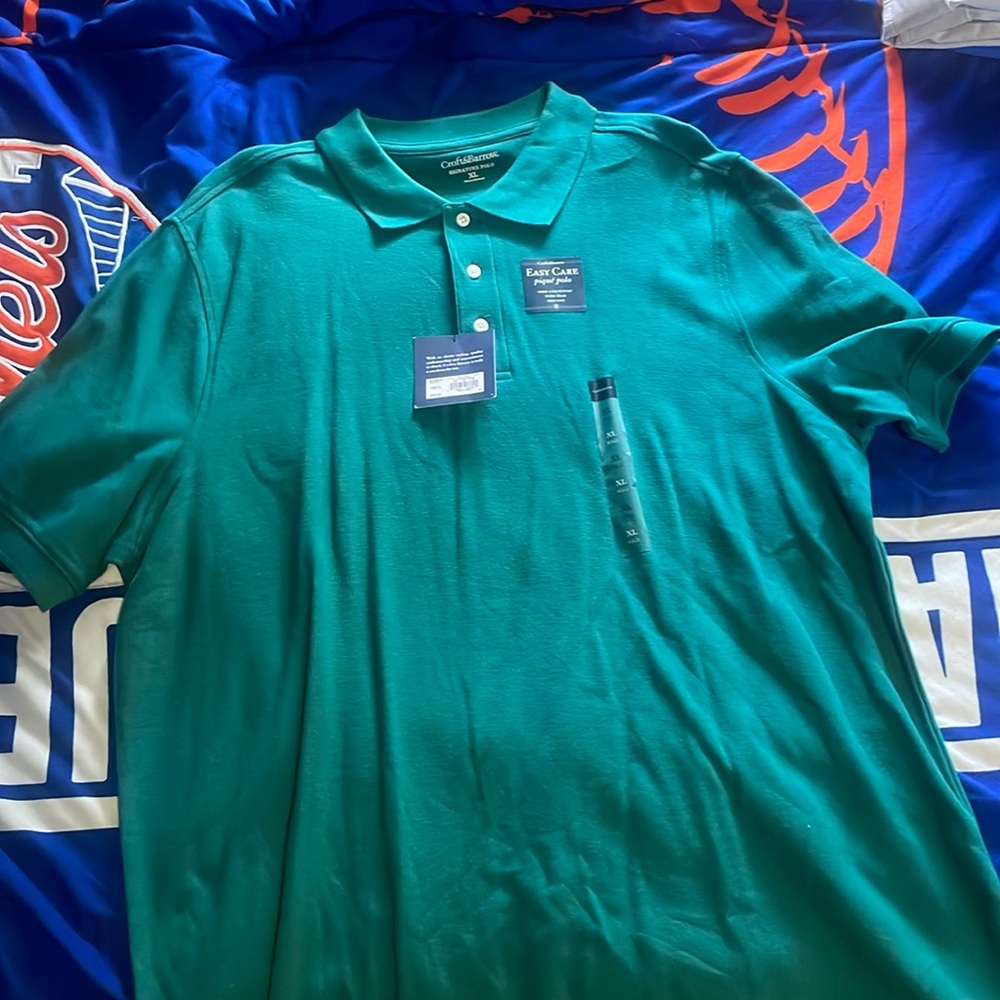 Croft&Barrow polo shirt green xtra large